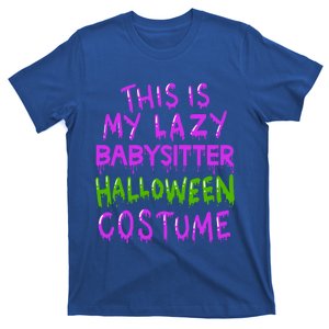 This Is My Lazy Sitter Halloween Costume Gift T-Shirt