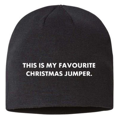 This Is My Favourite Christmas Jumper Sustainable Beanie