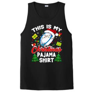 This Is My Christmas Pajama Rugby Gift Funny Xmas Meaningful Gift PosiCharge Competitor Tank