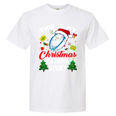 This Is My Christmas Pajama Rugby Gift Funny Xmas Meaningful Gift Garment-Dyed Heavyweight T-Shirt