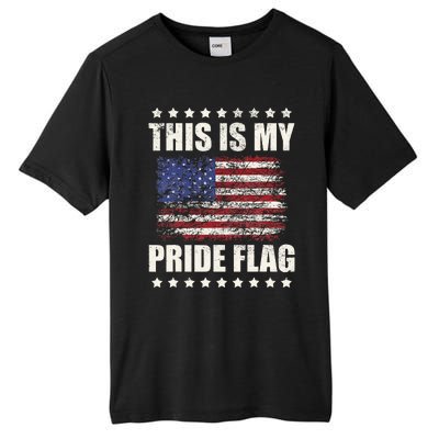 This Is My Pride Flag USA American 4th Of July Patriotic Tall Fusion ChromaSoft Performance T-Shirt