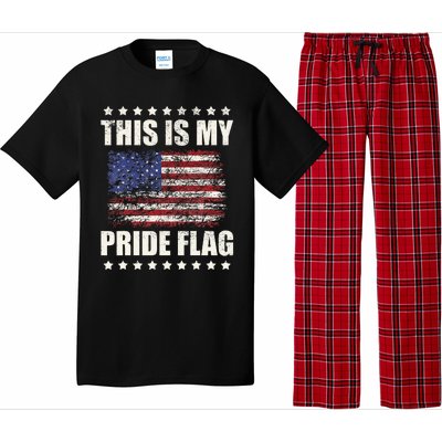 This Is My Pride Flag USA American 4th Of July Patriotic Pajama Set