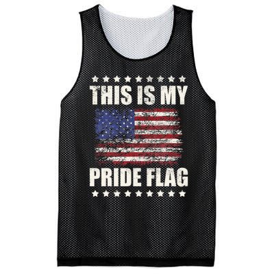 This Is My Pride Flag USA American 4th Of July Patriotic Mesh Reversible Basketball Jersey Tank