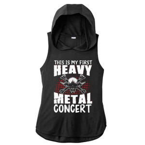 This Is My First Heavy Metal Concert Ladies PosiCharge Tri-Blend Wicking Draft Hoodie Tank