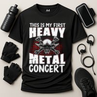 This Is My First Heavy Metal Concert Cooling Performance Crew T-Shirt