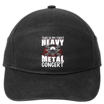 This Is My First Heavy Metal Concert 7-Panel Snapback Hat