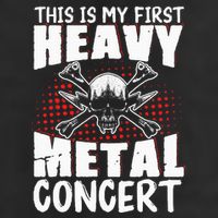 This Is My First Heavy Metal Concert Adult Drive Performance Visor