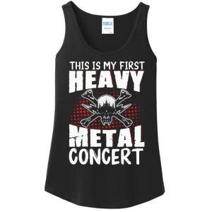 This Is My First Heavy Metal Concert Ladies Essential Tank