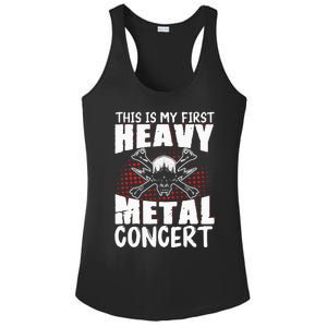 This Is My First Heavy Metal Concert Ladies PosiCharge Competitor Racerback Tank