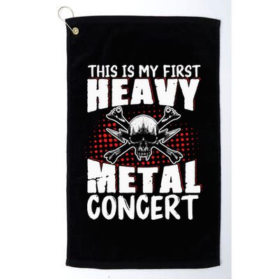 This Is My First Heavy Metal Concert Golf Towel