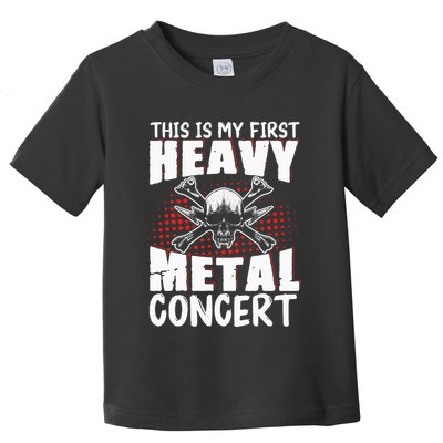 This Is My First Heavy Metal Concert Toddler T-Shirt