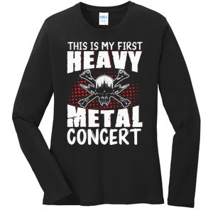 This Is My First Heavy Metal Concert Ladies Long Sleeve Shirt