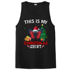 This Is My Butterfly Santa Hat Christmas Pajama Gift PosiCharge Competitor Tank