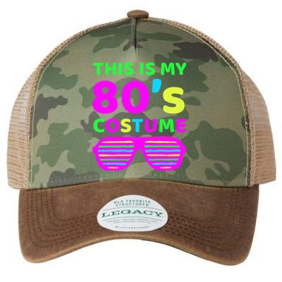 This Is My 80S Costume Outfit Eighties Retro Party Design Legacy Tie Dye Trucker Hat