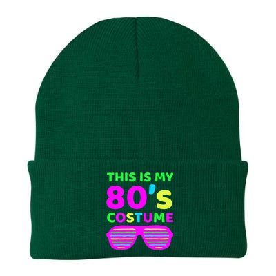 This Is My 80S Costume Outfit Eighties Retro Party Design Knit Cap Winter Beanie