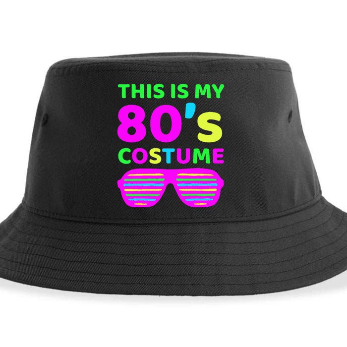 This Is My 80S Costume Outfit Eighties Retro Party Design Sustainable Bucket Hat