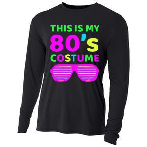 This Is My 80S Costume Outfit Eighties Retro Party Design Cooling Performance Long Sleeve Crew