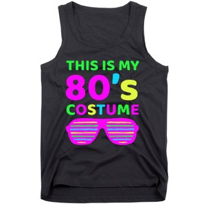 This Is My 80S Costume Outfit Eighties Retro Party Design Tank Top