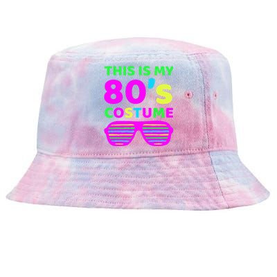 This Is My 80S Costume Outfit Eighties Retro Party Design Tie-Dyed Bucket Hat