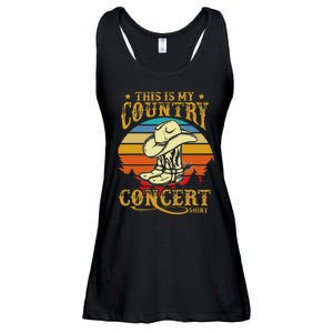 This Is My Country Concert Ladies Essential Flowy Tank