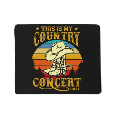 This Is My Country Concert Mousepad