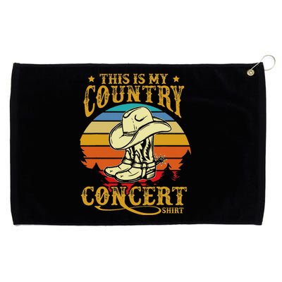 This Is My Country Concert Grommeted Golf Towel