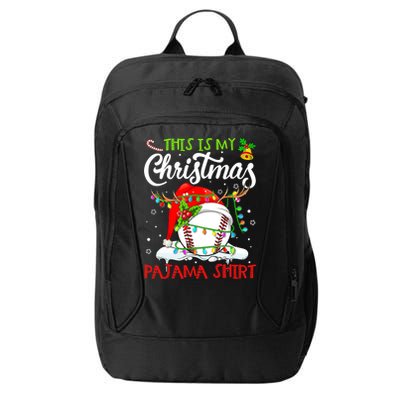 This Is My Christmas Baseball Pajama For Boys City Backpack
