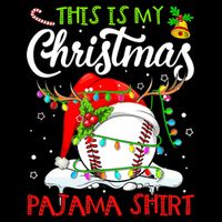 This Is My Christmas Baseball Pajama For Boys Impact Tech Backpack