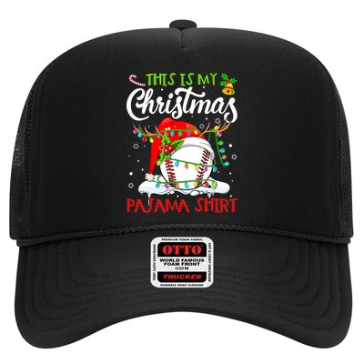 This Is My Christmas Baseball Pajama For Boys Hat