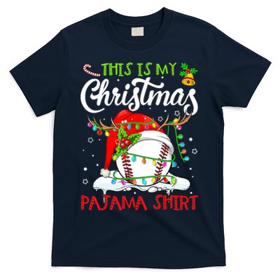This Is My Christmas Baseball Pajama For Boys T-Shirt