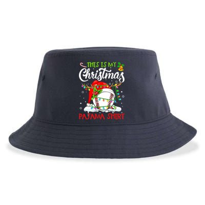 This Is My Christmas Baseball Pajama For Boys Sustainable Bucket Hat