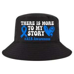 There Is More To My Story Blue Ribbon Als Awareness Month Gift Cool Comfort Performance Bucket Hat