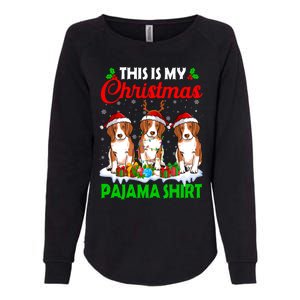 This Is My Christmas Pajama Beagle Dog Lights Xmas Meaningful Gift Womens California Wash Sweatshirt