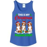 This Is My Christmas Pajama Beagle Dog Lights Xmas Meaningful Gift Ladies Essential Tank