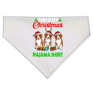 This Is My Christmas Pajama Beagle Dog Lights Xmas Meaningful Gift USA-Made Doggie Bandana