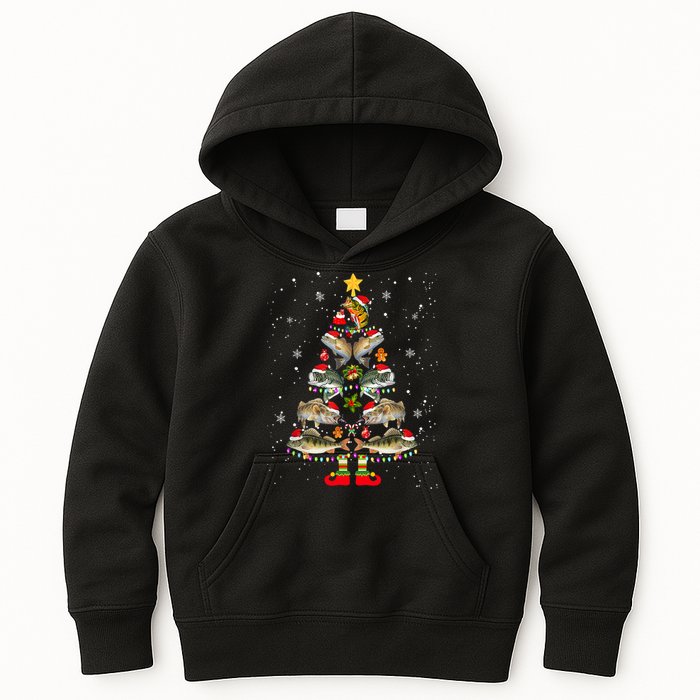 This Is My Christmas Merry Fishmas Fishing Kids Hoodie