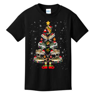 This Is My Christmas Merry Fishmas Fishing Kids T-Shirt