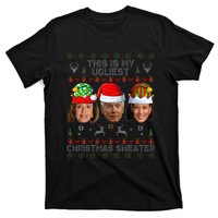 This Is My Ugliest Christmas Sweater Funny Joe Biden Kamala T-Shirt