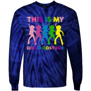 This Is My Disco Costume Family Party 1970s Tie-Dye Long Sleeve Shirt