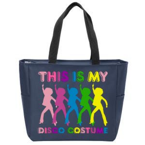 This Is My Disco Costume Family Party 1970s Zip Tote Bag