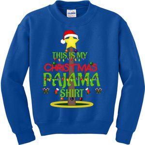 This Is My Christmas Pajama Gift Christmas Tree Decoration Great Gift Kids Sweatshirt