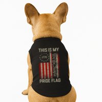 This Is My Pride Flag Usa American Patriotic 4th Of July Doggie Tank