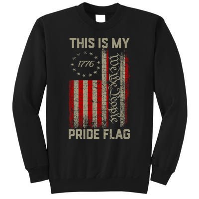 This Is My Pride Flag Usa American Patriotic 4th Of July Sweatshirt