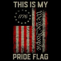 This Is My Pride Flag Usa American Patriotic 4th Of July Bucket Hat