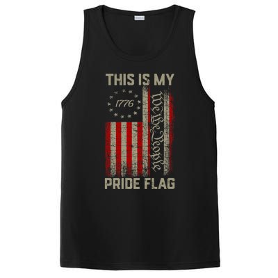 This Is My Pride Flag Usa American Patriotic 4th Of July PosiCharge Competitor Tank