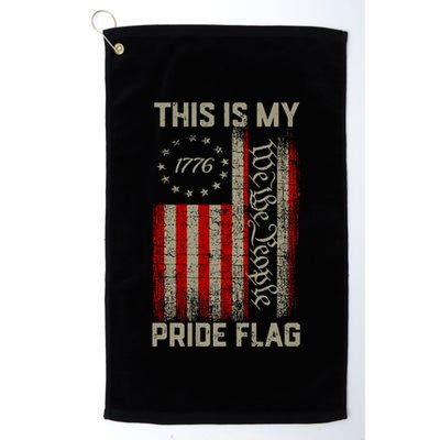 This Is My Pride Flag Usa American Patriotic 4th Of July Golf Towel