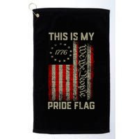 This Is My Pride Flag Usa American Patriotic 4th Of July Golf Towel