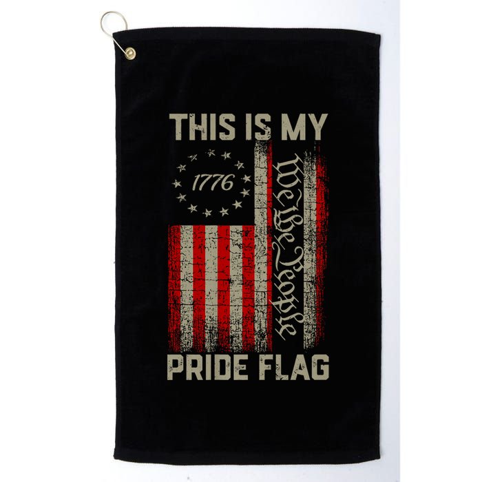 This Is My Pride Flag Usa American Patriotic 4th Of July Golf Towel