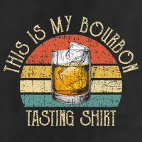 This Is My Bourbon Tasting Bourbon Lover Drinking Gift 7 Panel Mesh Trucker Snapback Hat