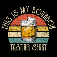 This Is My Bourbon Tasting Bourbon Lover Drinking Gift Cooling Performance Crew T-Shirt